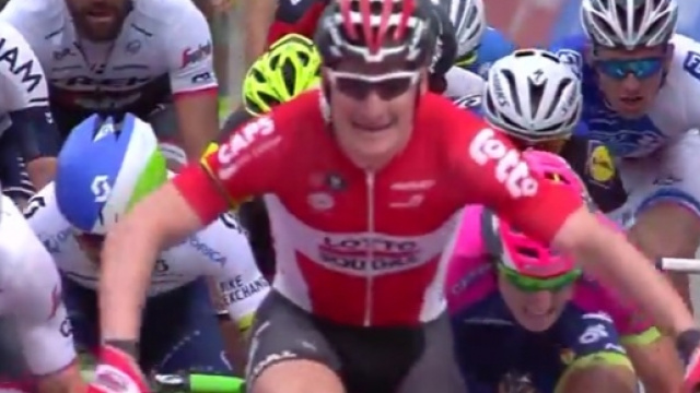 La vittoria di Andr&egrave; Greipel a Foligno