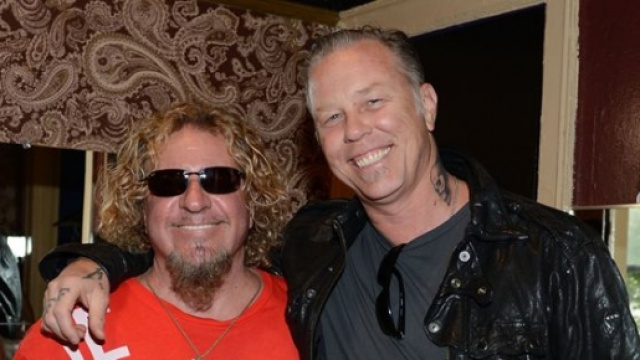 Sammy Hagar e James Hetfield per la serata