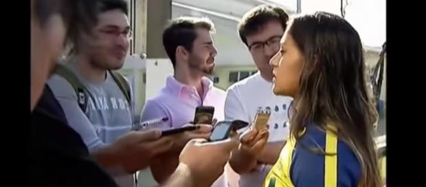 Ana Cláudia Lemos. Reprodução: Youtube Ana Cláudia Lemos. Reprodução: Youtube