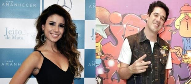 Paula Fernandes e Rogério Flausino (Jota Quest) Paula Fernandes e Rogério Flausino (Jota Quest)
