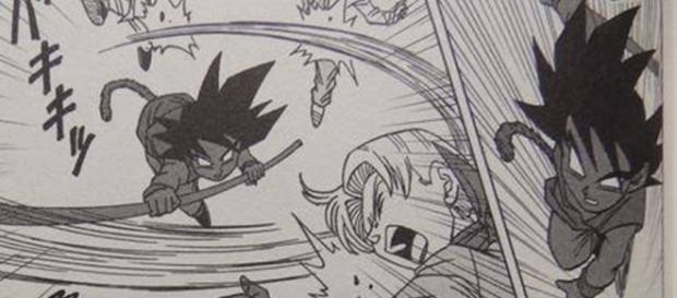 Trunks es atacado brutalmente por Black Gokú Trunks es atacado brutalmente por Black Gokú