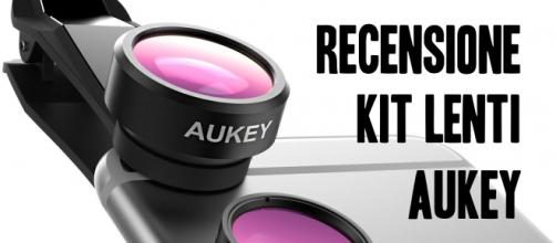 Aukey Kit 3 obiettivi smartphone recensione : Fisheye 198°, Wideangle 0,63x, Macro 15x