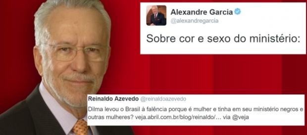 Alexandre Garcia compartilha polêmica Alexandre Garcia compartilha polêmica