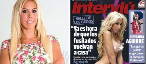 Amanda en la portada de la revista Interviú Amanda en la portada de la revista Interviú