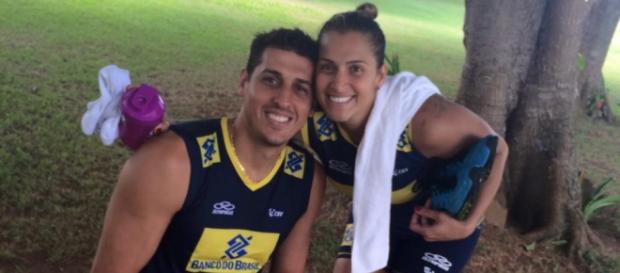 O casal Dani Lins e Sidão: unidos em casa e na seleção O casal Dani Lins e Sidão: unidos em casa e na seleção