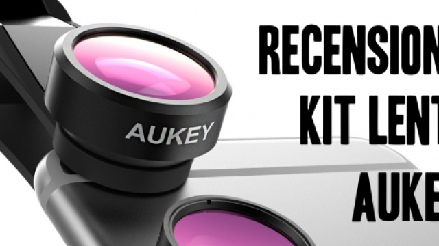Aukey Kit 3 obiettivi smartphone recensione : Fisheye 198&deg;, Wideangle 0,63x, Macro 15x