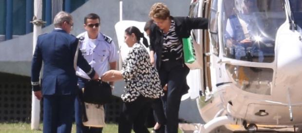 Dilma Rousseff anda de helicóptero Dilma Rousseff anda de helicóptero