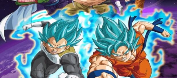Dragon ball super saga freezer Goku y Vegeta Ssj dios azul. Dragon ball super saga freezer Goku y Vegeta Ssj dios azul.