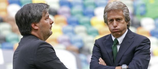 Jorge Jesus não gosta da postura do Presidente Jorge Jesus não gosta da postura do Presidente