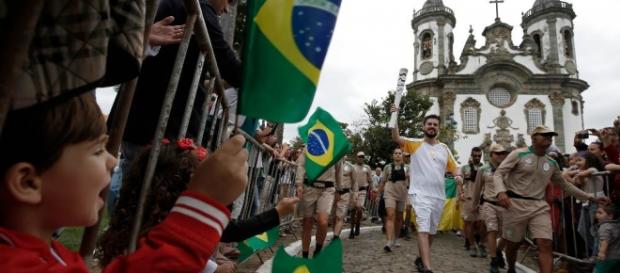 Tocha Olímpica passou por Tiradentes. Tocha Olímpica passou por Tiradentes.