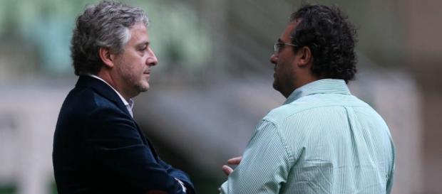Presidente Paulo Nobre e Alexandre Mattos, diretor de futebol (Foto: Cesar Greco/Ag Palmeiras) Presidente Paulo Nobre e Alexandre Mattos, diretor de futebol (Foto: Cesar Greco/Ag Palmeiras)