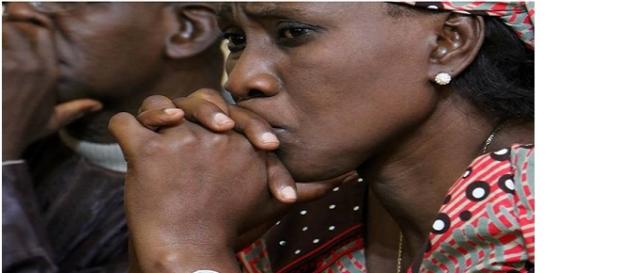 Rostro de una mujer nigeriana cristiana Rostro de una mujer nigeriana cristiana