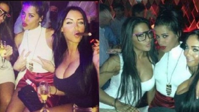 Milla, Ayem et Nabilla au temps de l'amiti&eacute;, prennent la pose &agrave; Miami.