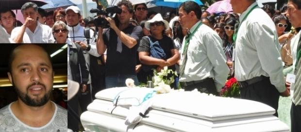 Funeral de Kevin Espada. No detalhe, Tadeu de Macedo Andrade, preso nesta quarta-feira (18). Funeral de Kevin Espada. No detalhe, Tadeu de Macedo Andrade, preso nesta quarta-feira (18).
