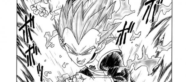 Vegeta en el manga numero 12 de Dragon Ball Super Vegeta en el manga numero 12 de Dragon Ball Super