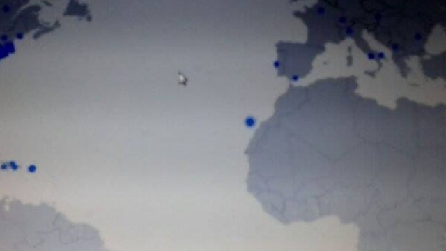 Nella foto la mappa Facebook che indica le dirette