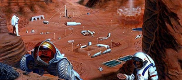 Future explorers on Mars (NASA) Future explorers on Mars (NASA)