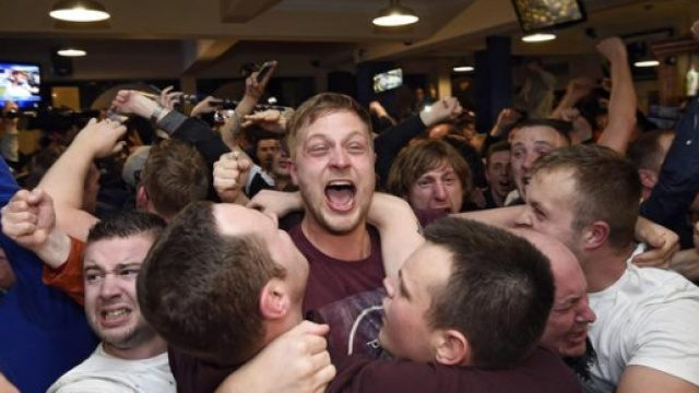 Leicster campione d'Inghilterra: scene di delirio