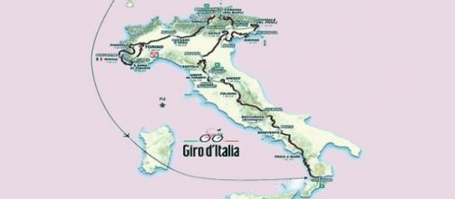 Il percorso completo del 99° Giro d'Italia