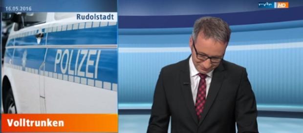 Daniel Baumbach konnte nicht mehr vor Lachen, Foto: MDR Screenshot Daniel Baumbach konnte nicht mehr vor Lachen, Foto: MDR Screenshot