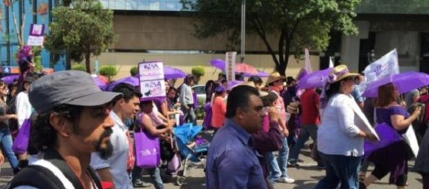 Manifestacion contra la violencia de jenero Manifestacion contra la violencia de jenero