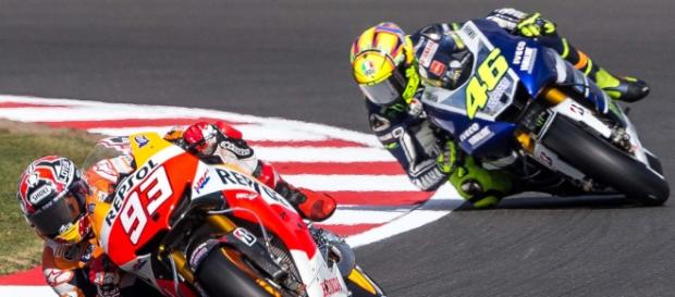 Valentino Rossi y Marc Márquez Valentino Rossi y Marc Márquez