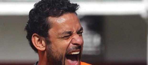 Fred, novo contratado ao Atlético-MG. Fred, novo contratado ao Atlético-MG.