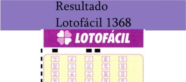 Resultado do jogo da Lotofácil 1368 Resultado do jogo da Lotofácil 1368