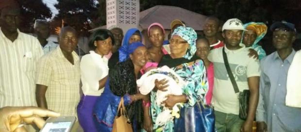 The women after their release outside the court / Alhagie Jobe, SMBC News The women after their release outside the court / Alhagie Jobe, SMBC News