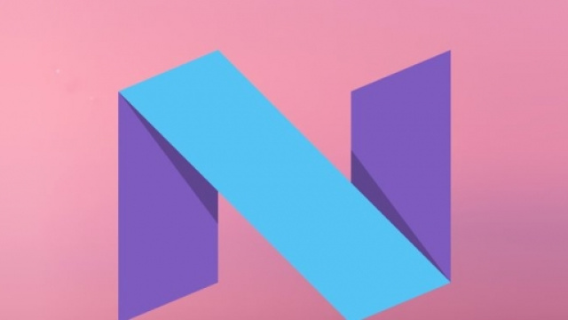 Preview del logo di Android N.