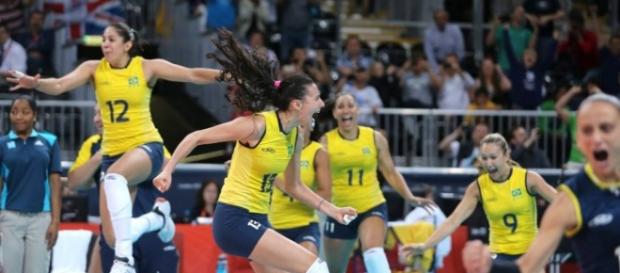 Jogadoras da seleção feminina de voleibol Jogadoras da seleção feminina de voleibol