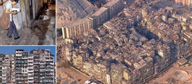 Kowloon Walled City- mahalaua fără legi, cel mai aglomerat loc din lume Kowloon Walled City- mahalaua fără legi, cel mai aglomerat loc din lume
