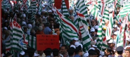 Proteste contro le norme sulla pensione e la legge 107.