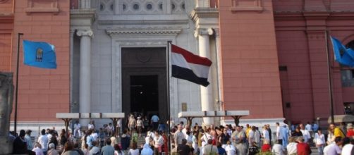 Una protesta contro la crisi economica al Cairo