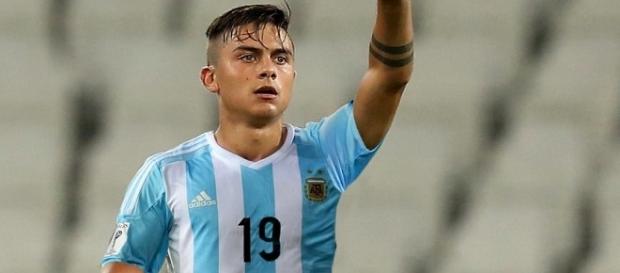 Dybala em ação pela Argentina. (Créditos: Divulgação) Dybala em ação pela Argentina. (Créditos: Divulgação)