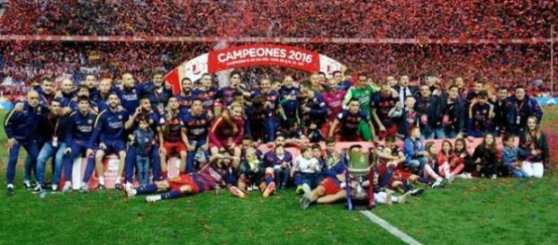 F.C. Barcelona, campeón de la Copa del Rey 2016. F.C. Barcelona, campeón de la Copa del Rey 2016.