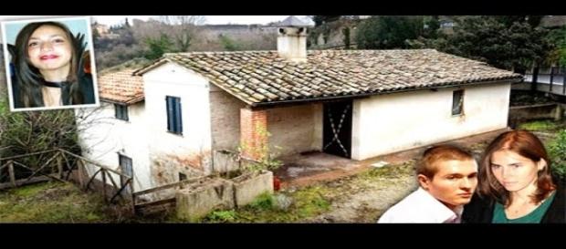 La casa dove fu uccisa Meredith Kercher. Per il suo omicidio lìunico condannato è Rudy Guede La casa dove fu uccisa Meredith Kercher. Per il suo omicidio lìunico condannato è Rudy Guede