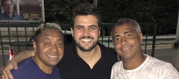 Tiririca, Wilson e Romário (Foto: Divulgação Wilson Filho) Tiririca, Wilson e Romário (Foto: Divulgação Wilson Filho)