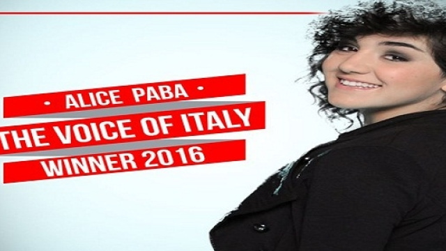 Alice Paba: vincitore di The voice of Italy 2016.