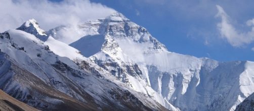 Mount Everest from base camp one. Courtesy Rupert Taylor-Price . via Flicr CC