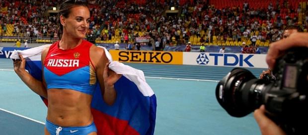 Yelena é uma das estrelas do atletismo Yelena é uma das estrelas do atletismo
