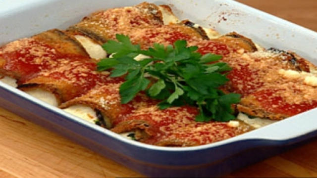 Involtini di astice e melanzane