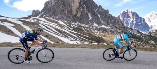 Vincenzo Nibali sulle montagne del Giro d'Italia
