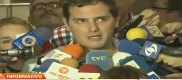 Albert Rivera en Caracas denunciando la falta de libertad de expresión en Venezuela Albert Rivera en Caracas denunciando la falta de libertad de expresión en Venezuela