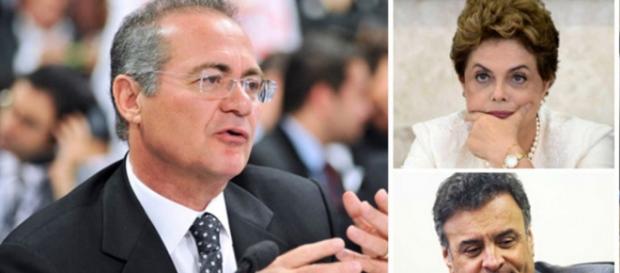 Renan Calheiros e Dilma Rousseff Renan Calheiros e Dilma Rousseff