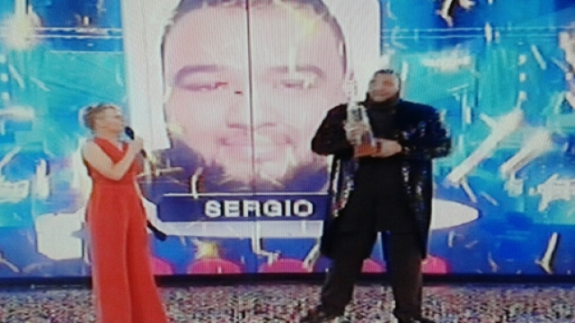 Il vincitore di 'Amici15' Sergio Sylvestre