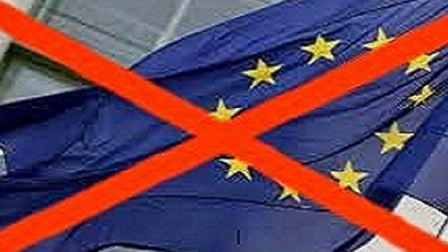 No alla UE da parte del Fronte Sovranista Italiano e Alternativa per l'Italia.