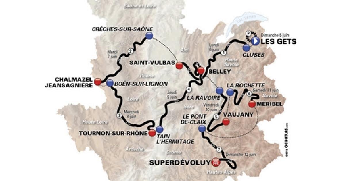 Giro del Delfinato 2016 quando inizia e tappe, planimetria e altimetria