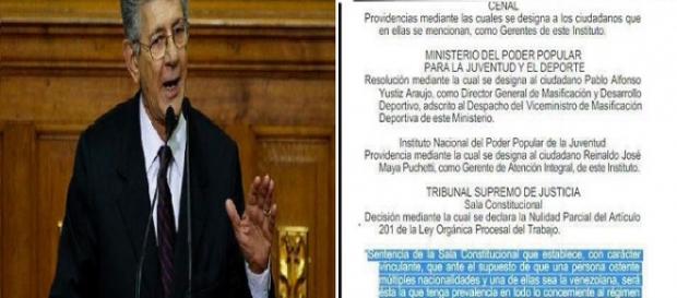 Presidente de la Asamblea no respetara sentencia del TSJ Presidente de la Asamblea no respetara sentencia del TSJ