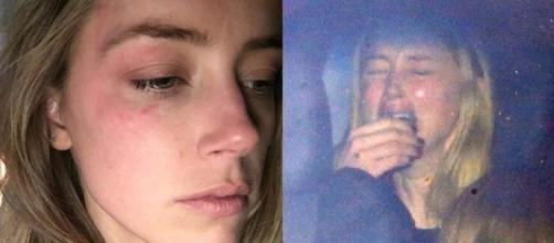Atriz foi fotografada chorando dentro de carro